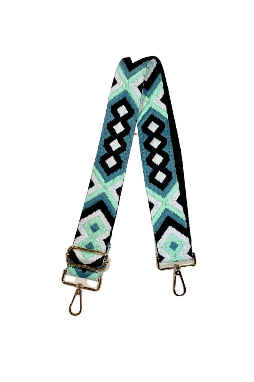 Aztec Navy/Green Bag Strap