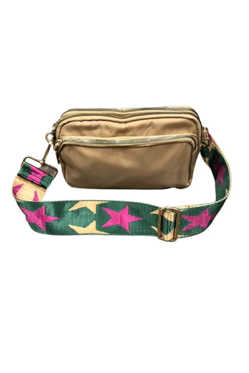 Cross Over Shoulder Bag Camel