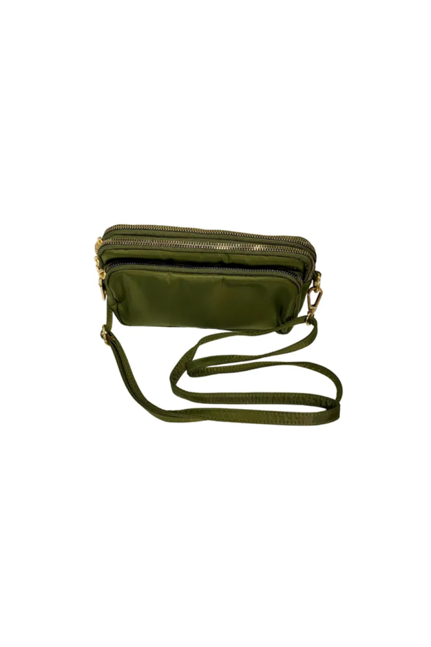 Cross Over Shoulder Bag Khaki