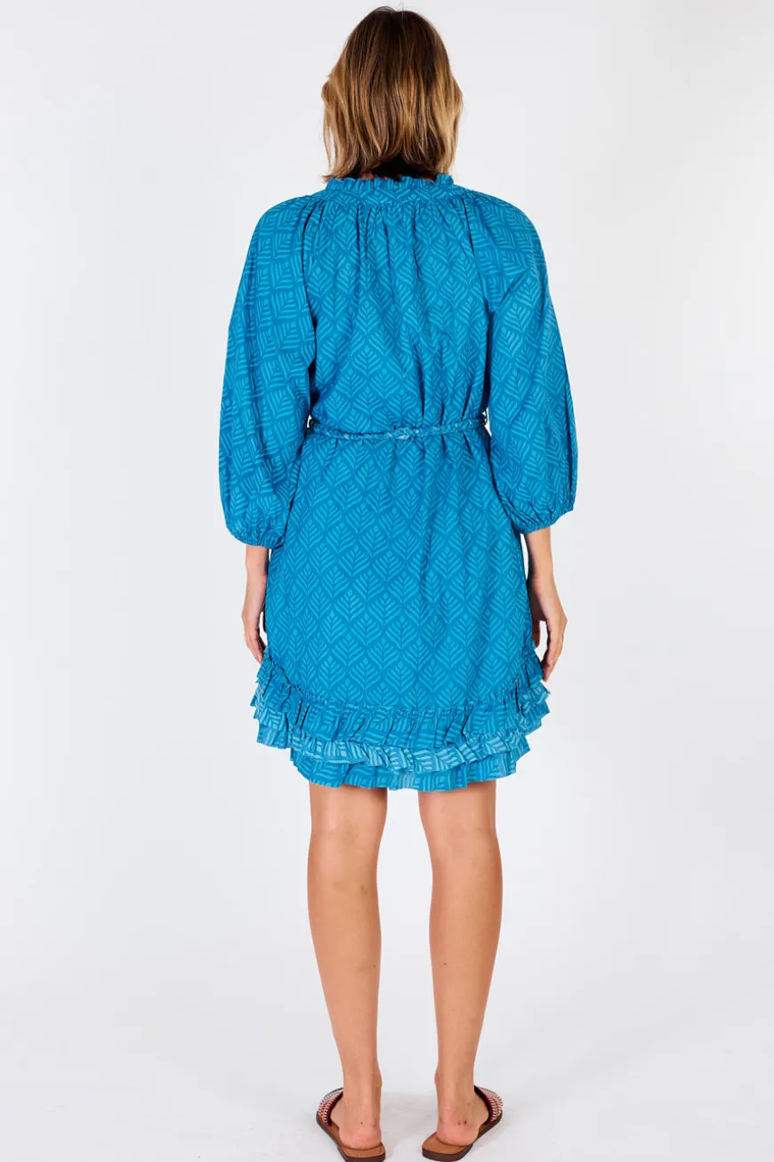 IBSA Dallas Frill Dress Sky