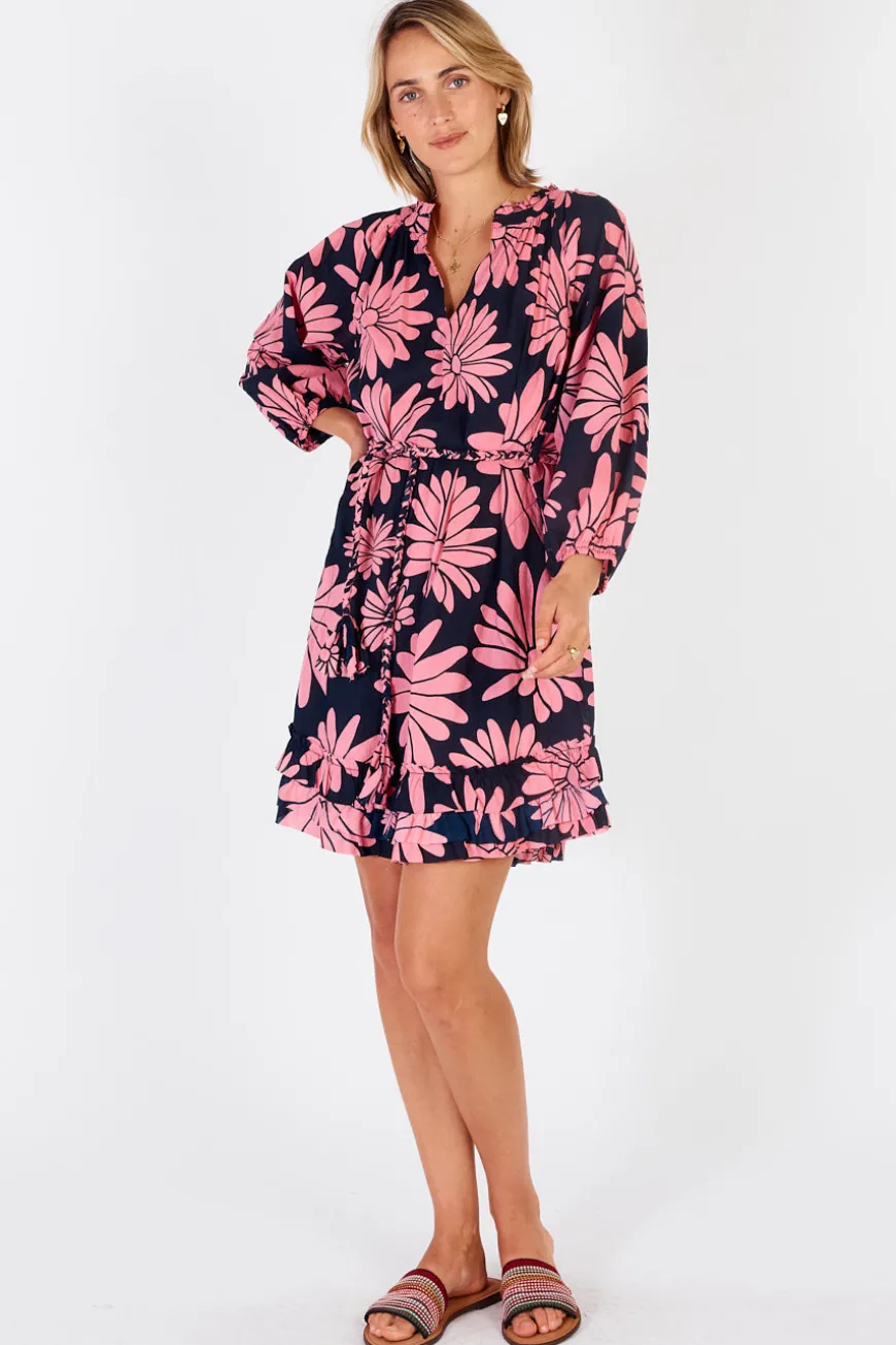 IBSA Edmonton Frill Dress Navy