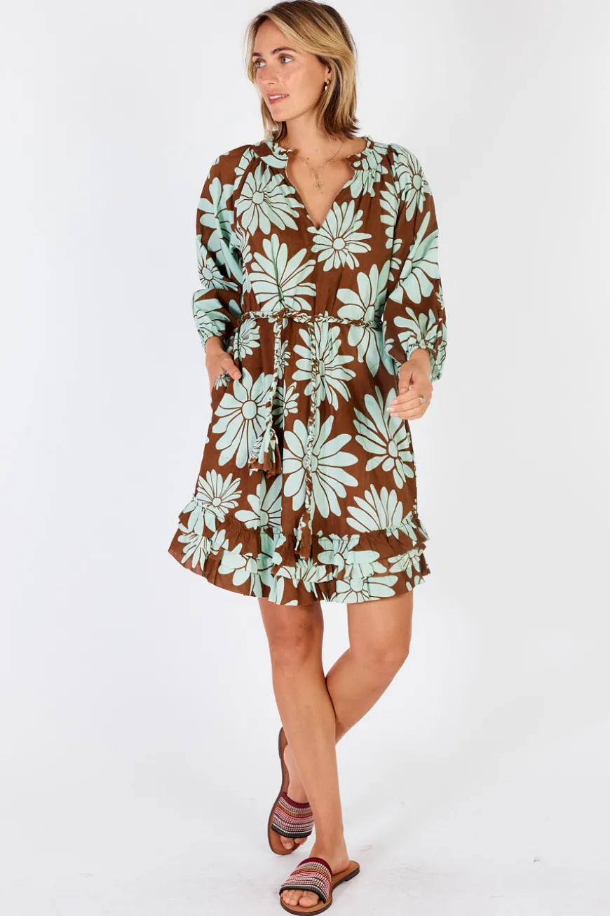 IBSA Edmonton Frill Dress Coffee