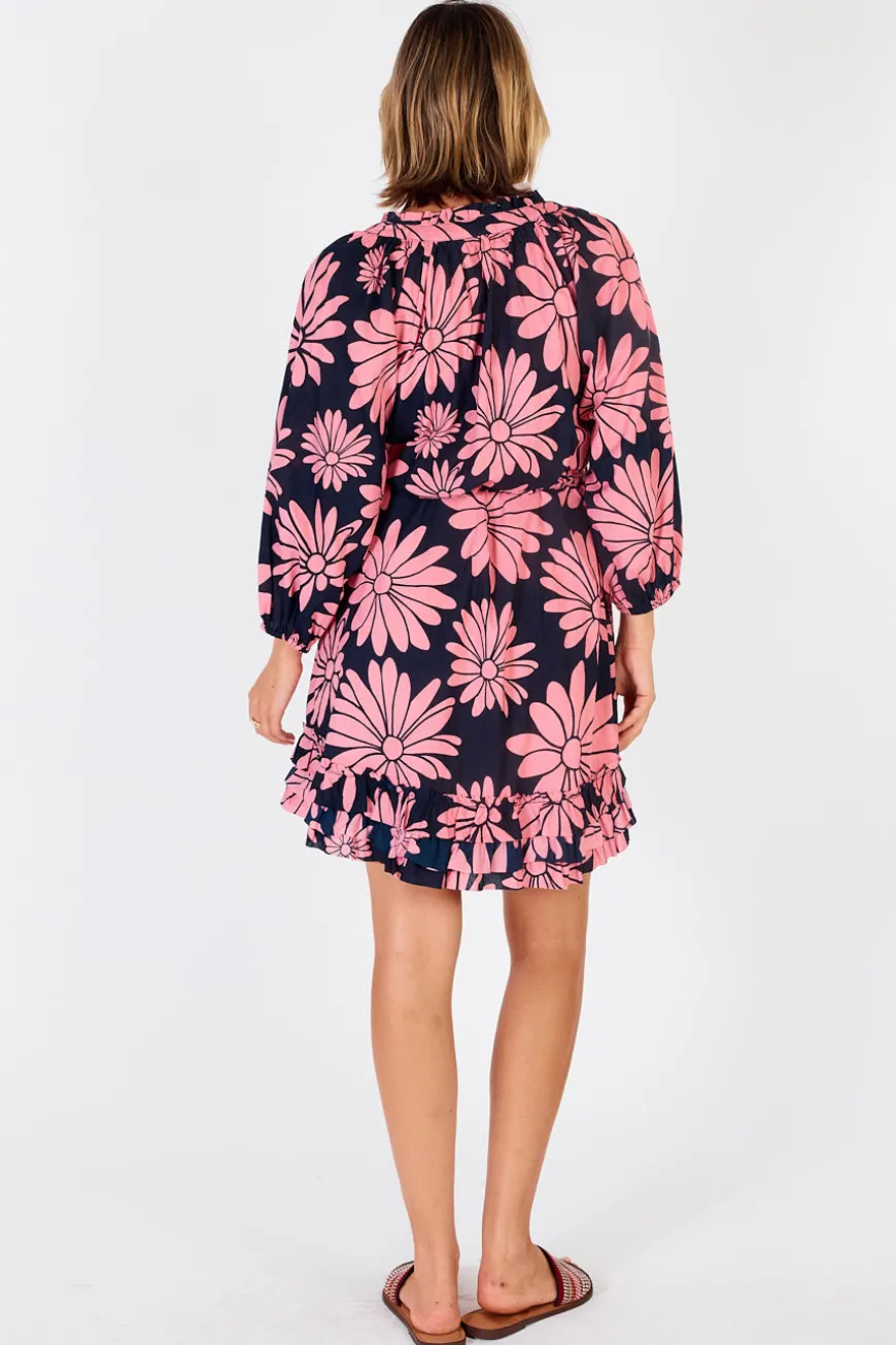 IBSA Edmonton Frill Dress Navy