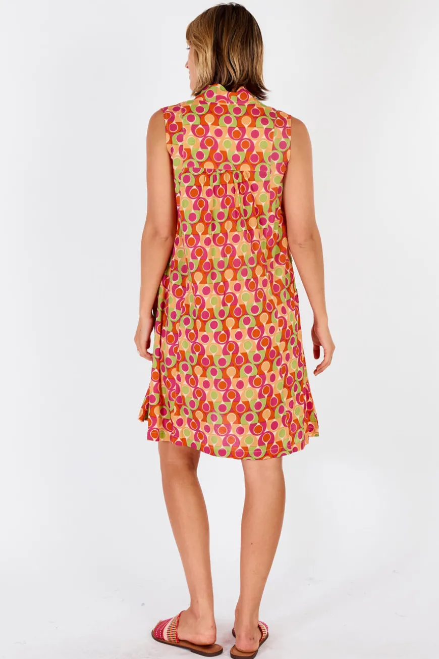 IBSA Melville Sleeveless Dress Papaya