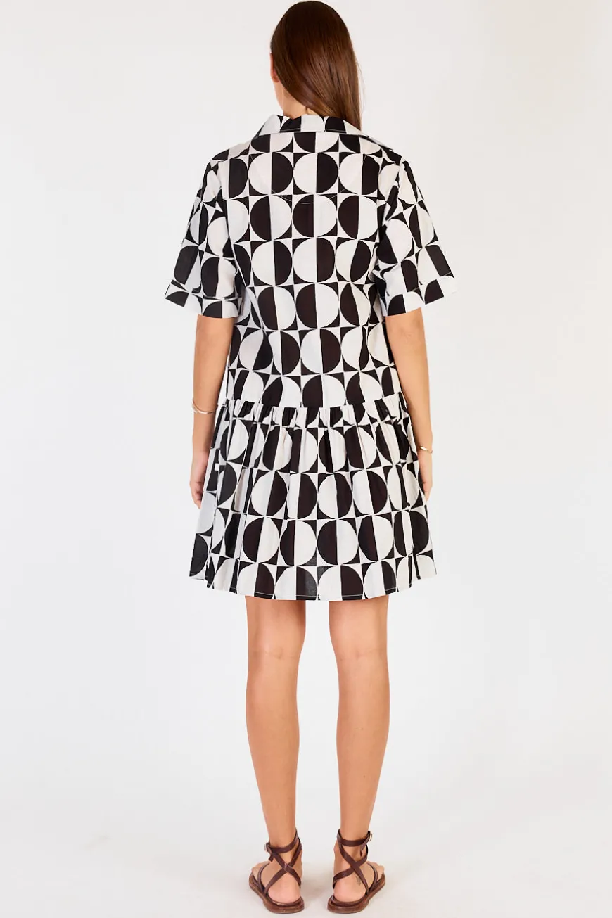 IBSA Ottawa Button Dress White