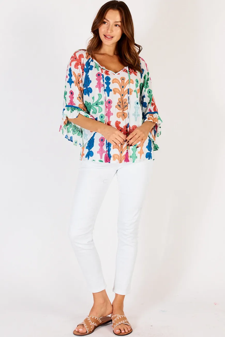 Lulailfe Olivia Top White