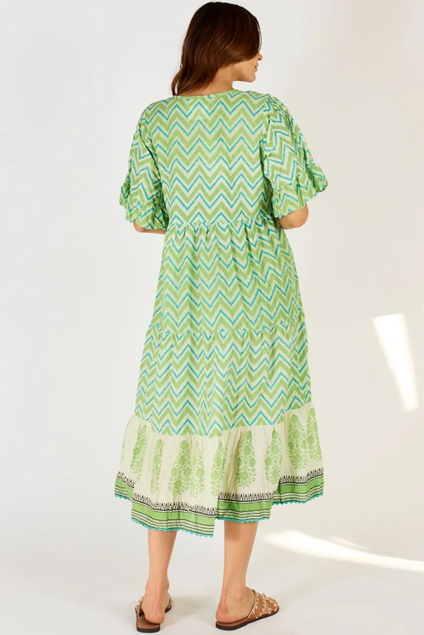 LulaLife Alex Midi Lime