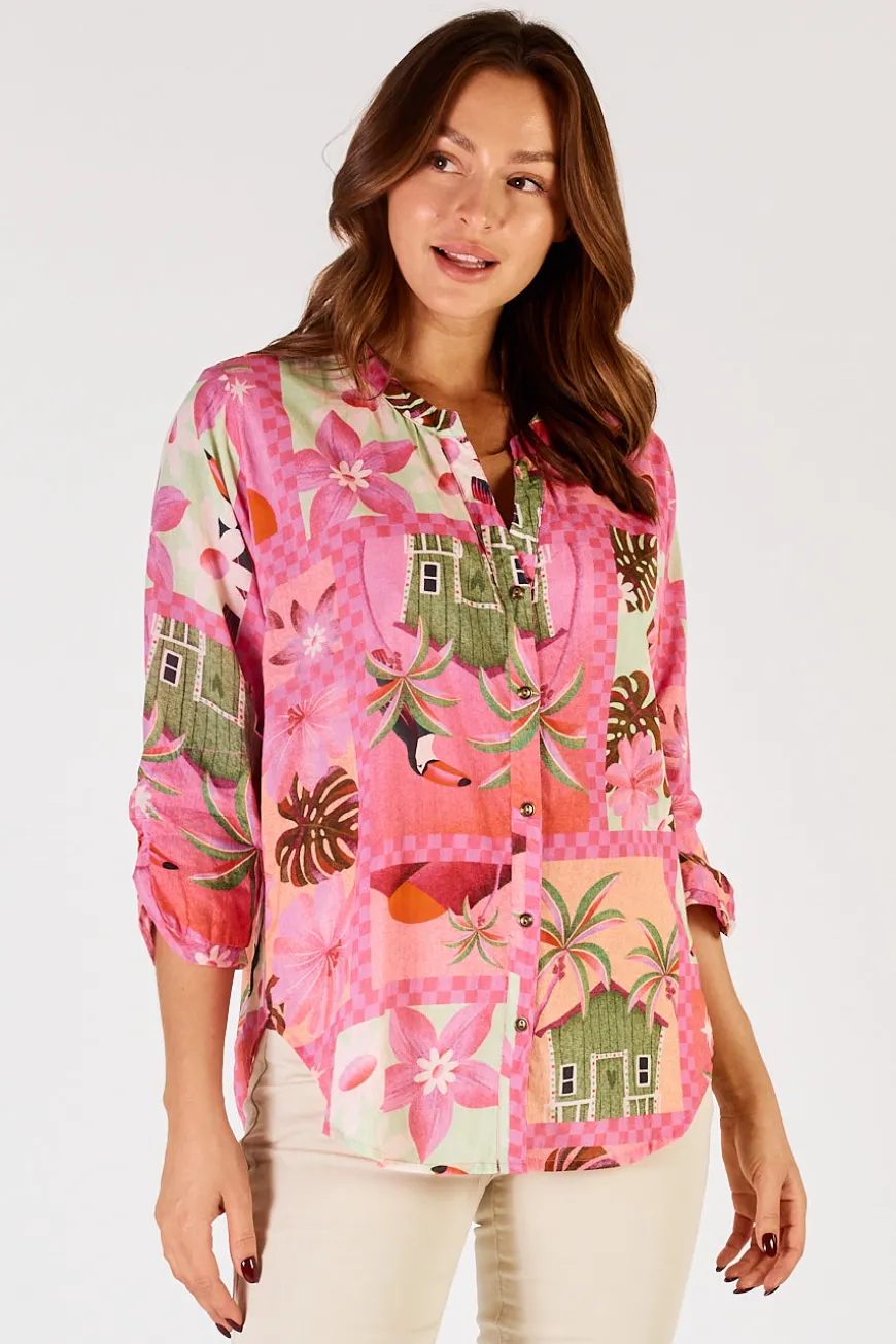LulaLife Audrey Shirt Musk