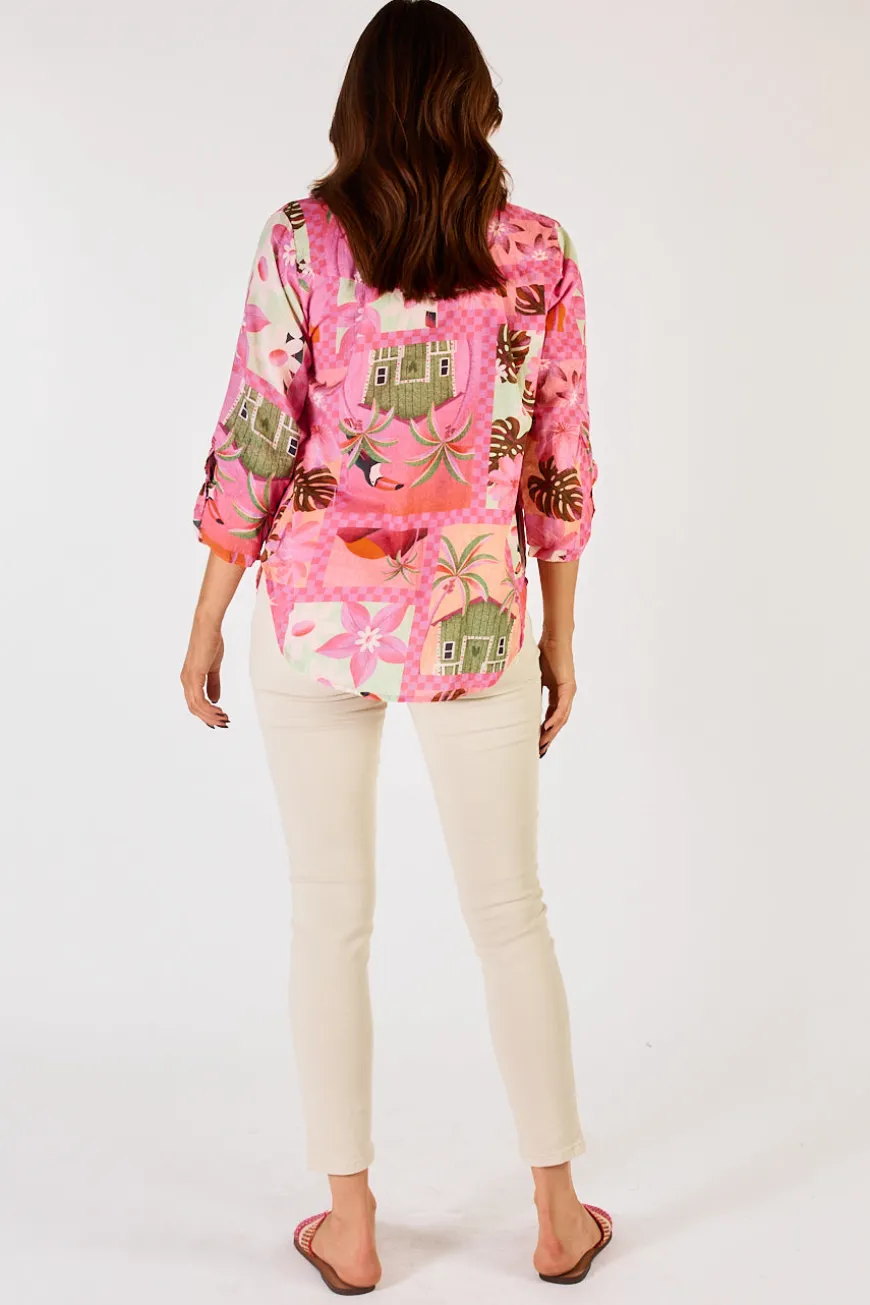 LulaLife Audrey Shirt Musk