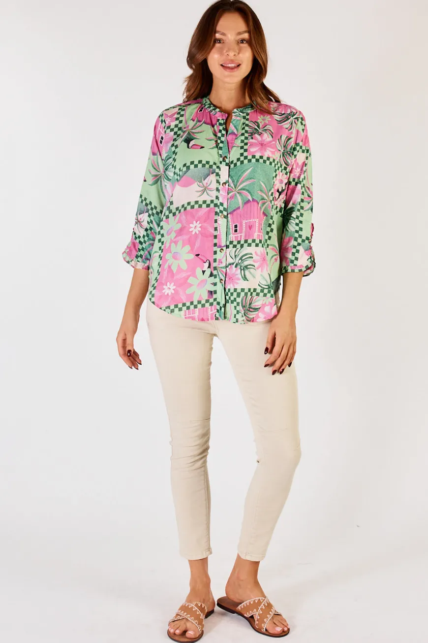 Lulalife Audrey Shirt Sea
