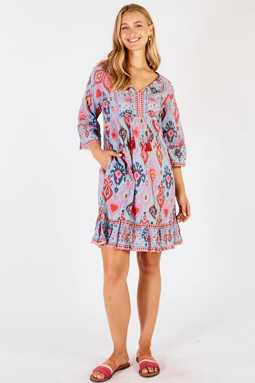 LulaLife Augusta Dress Sky