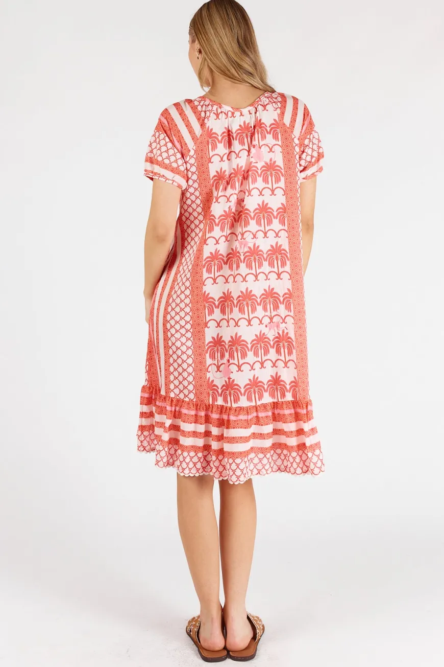 lulalife_blakely_shirred__1-1.webp LulaLife Blakely Shirred Dress Melon