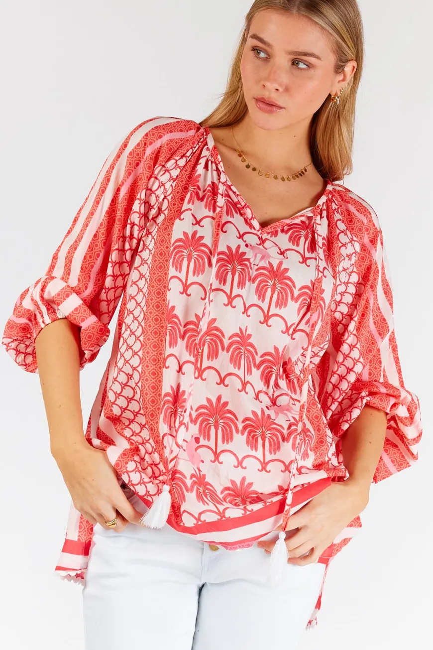 LulaLife Blakely Top Melon