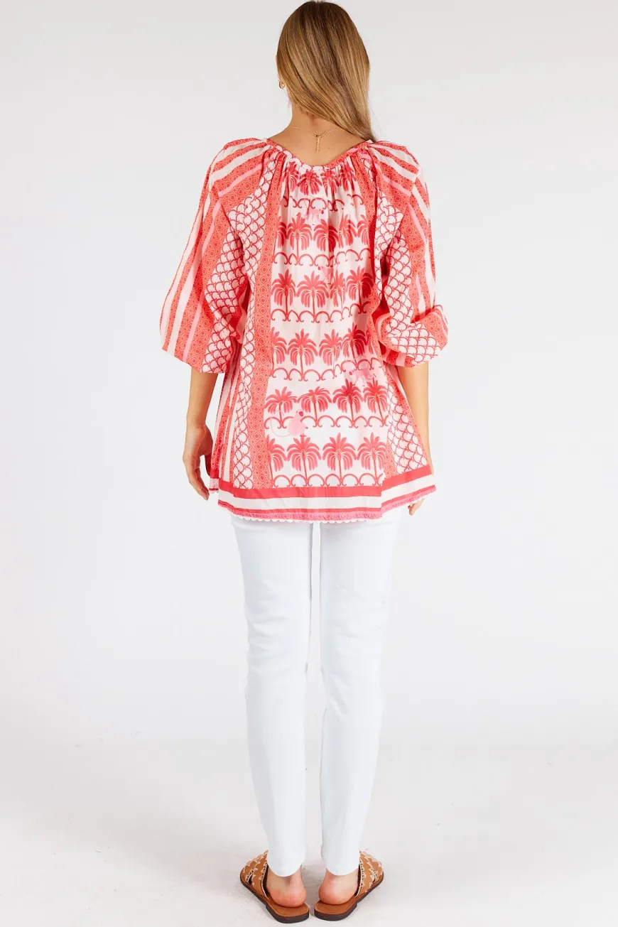 LulaLife Blakely Top Melon
