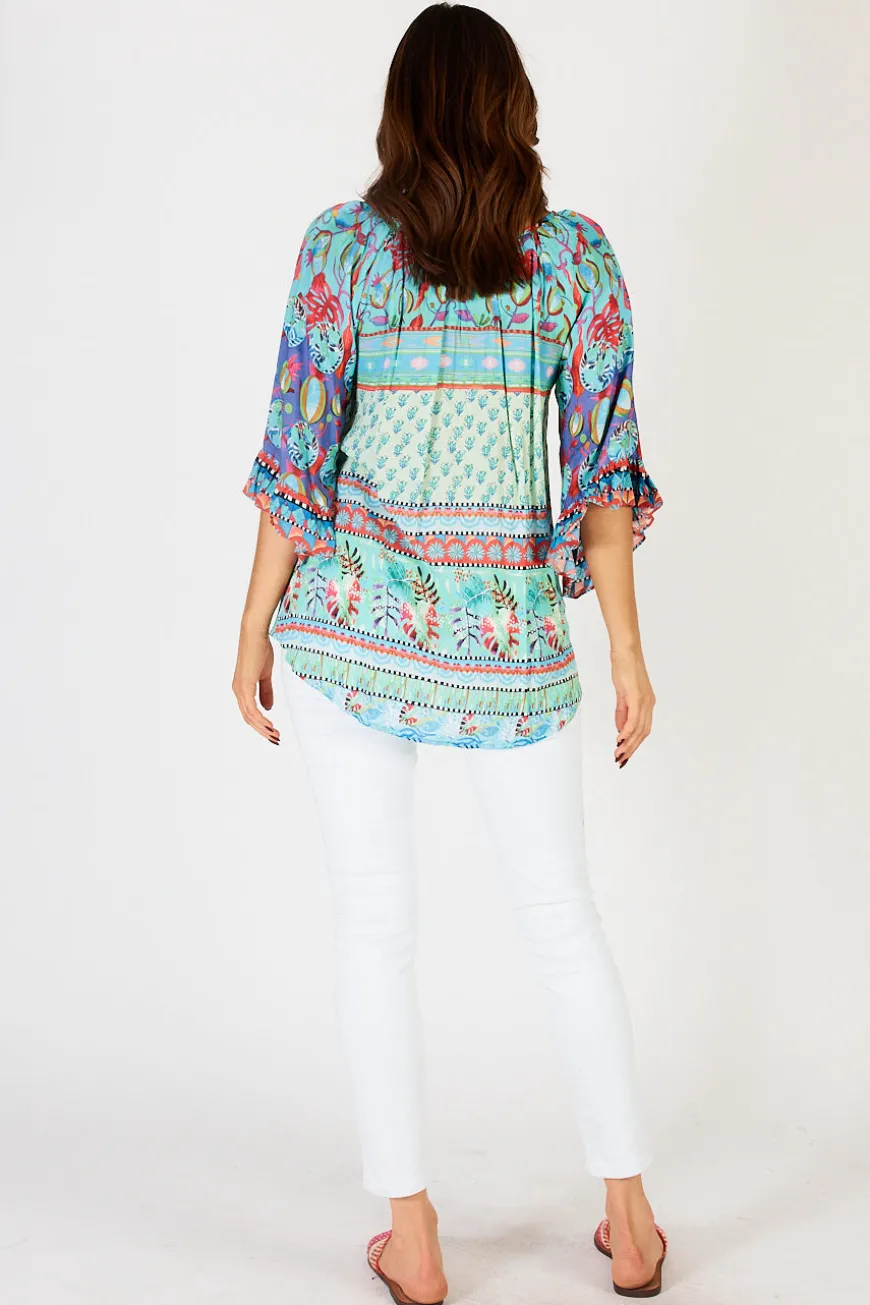 LulaLife Elisie Top Sea