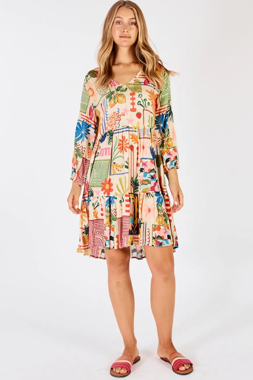 Lulalife Ellery Dress Cream
