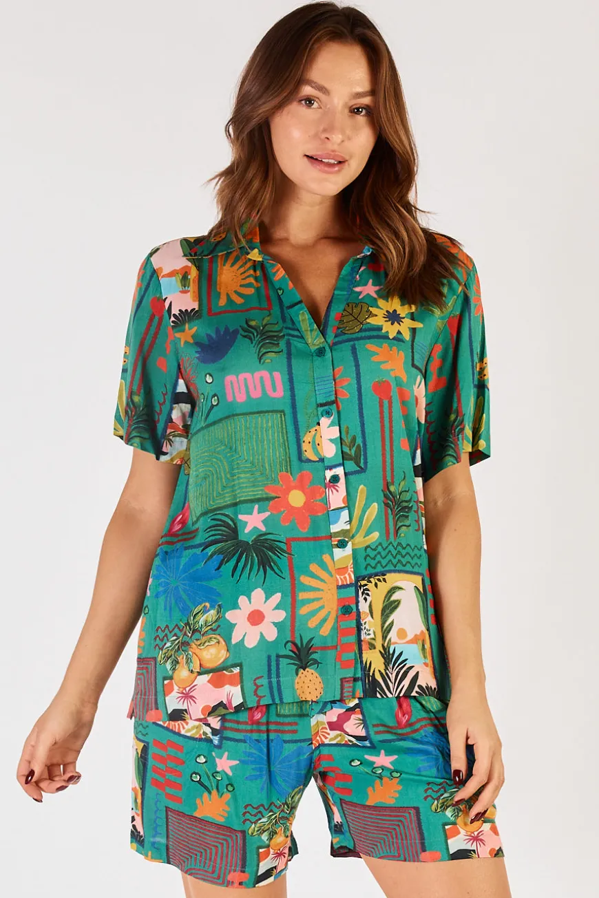 Lulalife Ellery Shirt Sea