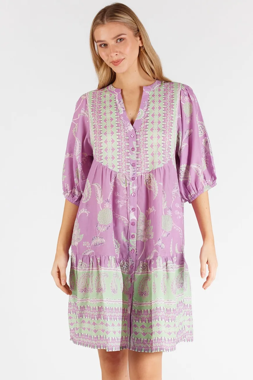 LulaLife Gianna Dress Orchid