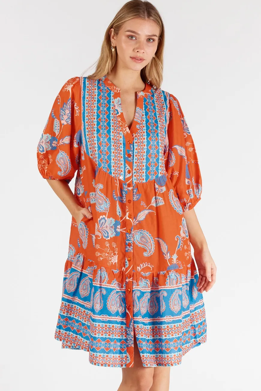 LulaLife Gianna Dress Red