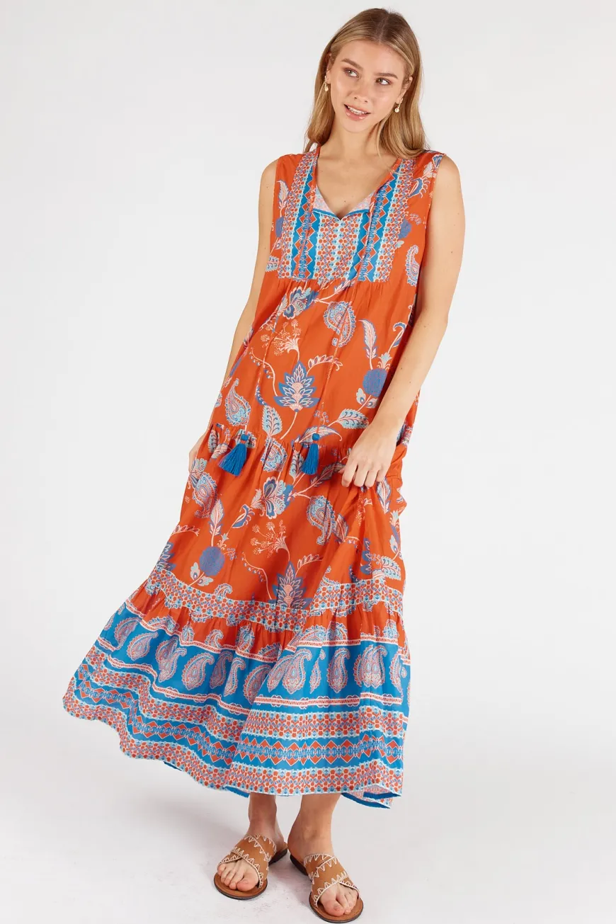 LulaLife Gianna Maxi Red