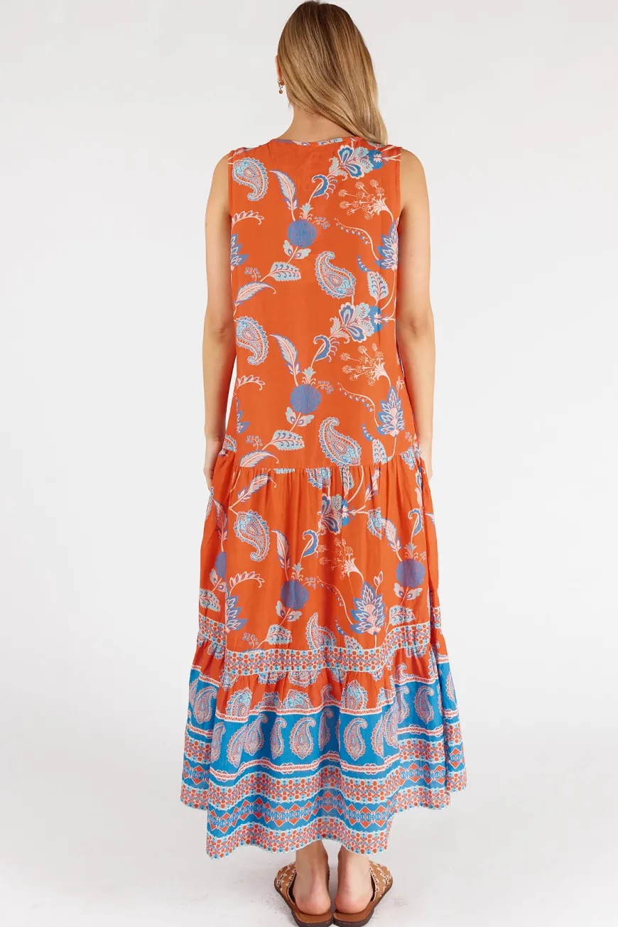 LulaLife Gianna Maxi Red