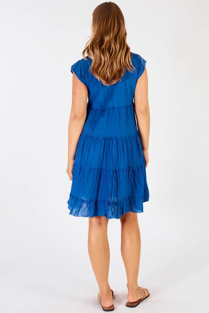 LulaLife Gwen Tier Dress Iris
