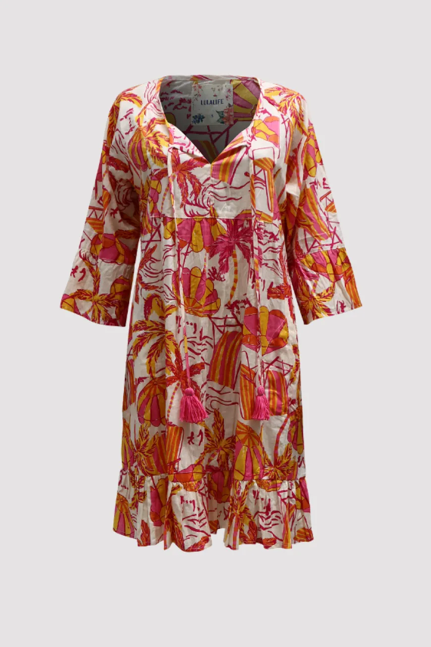 LulaLife Harlow Dress Musk