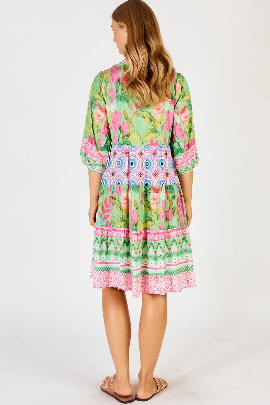 Lulalife Ilaria Dress Melon
