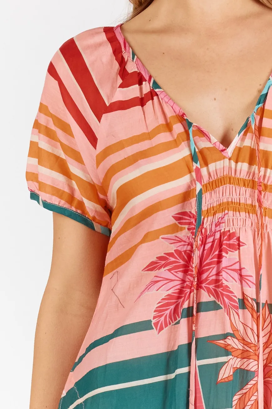 lulalife_isla_shirred_dre_2-1.webp LulaLife Isla Shirred Dress Sunset