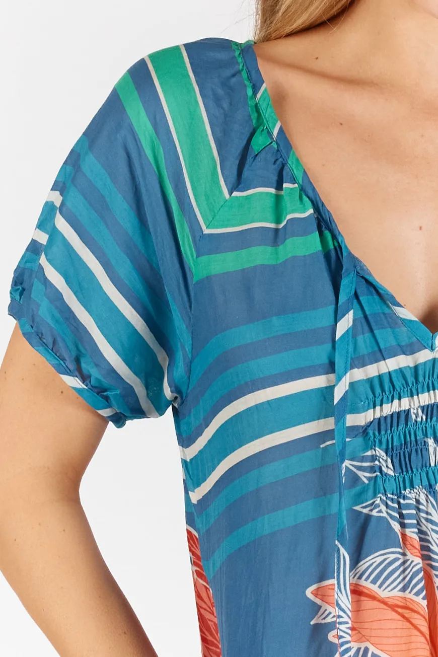 lulalife_isla_shirred_dre_3.webp LulaLife Isla Shirred Dress Ocean