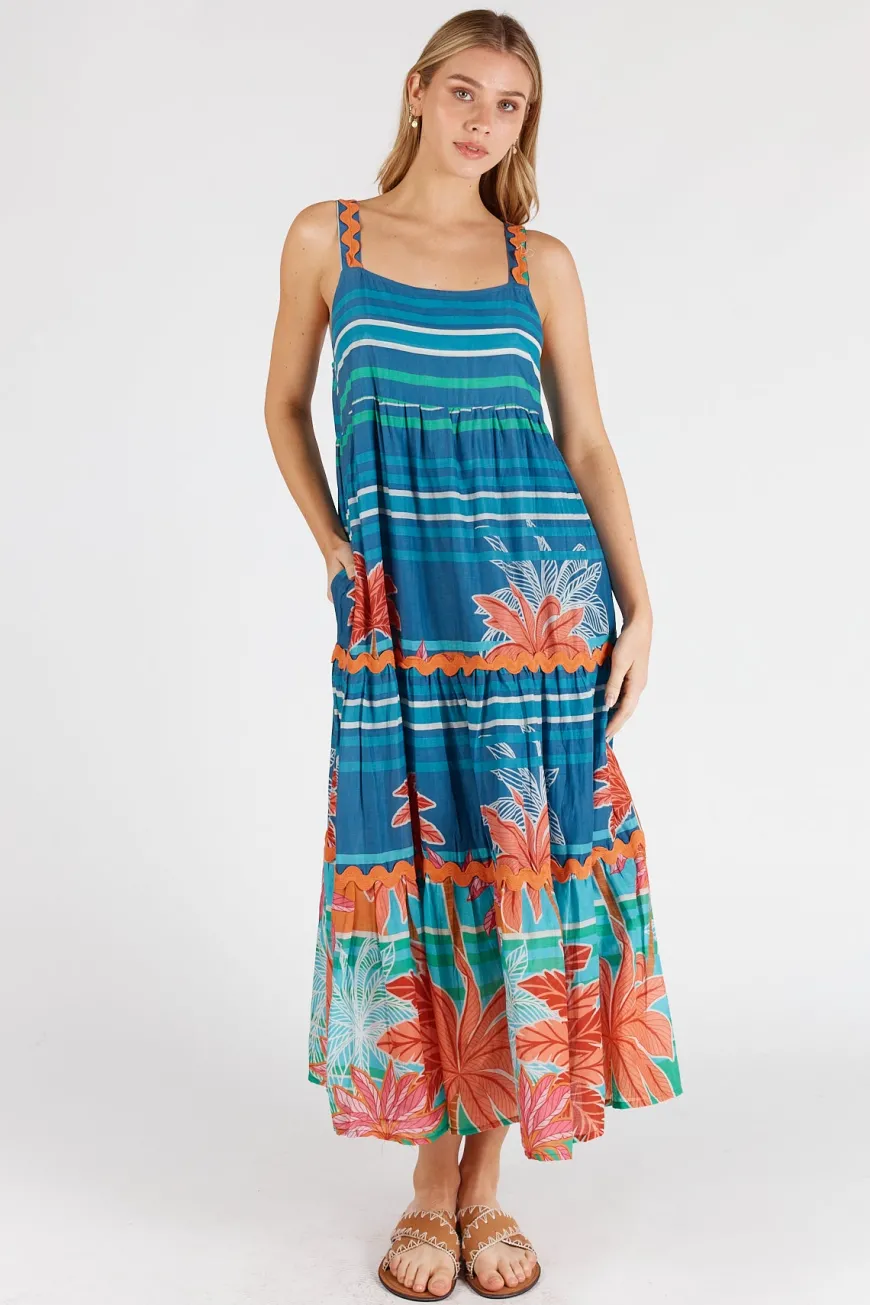 LulaLife Isla Sundress Ocean