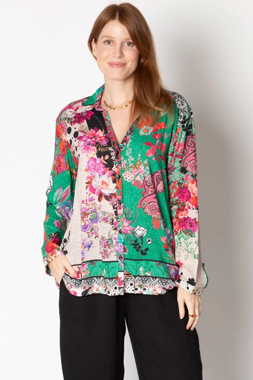 LulaLife Jacinta Shirt Sea