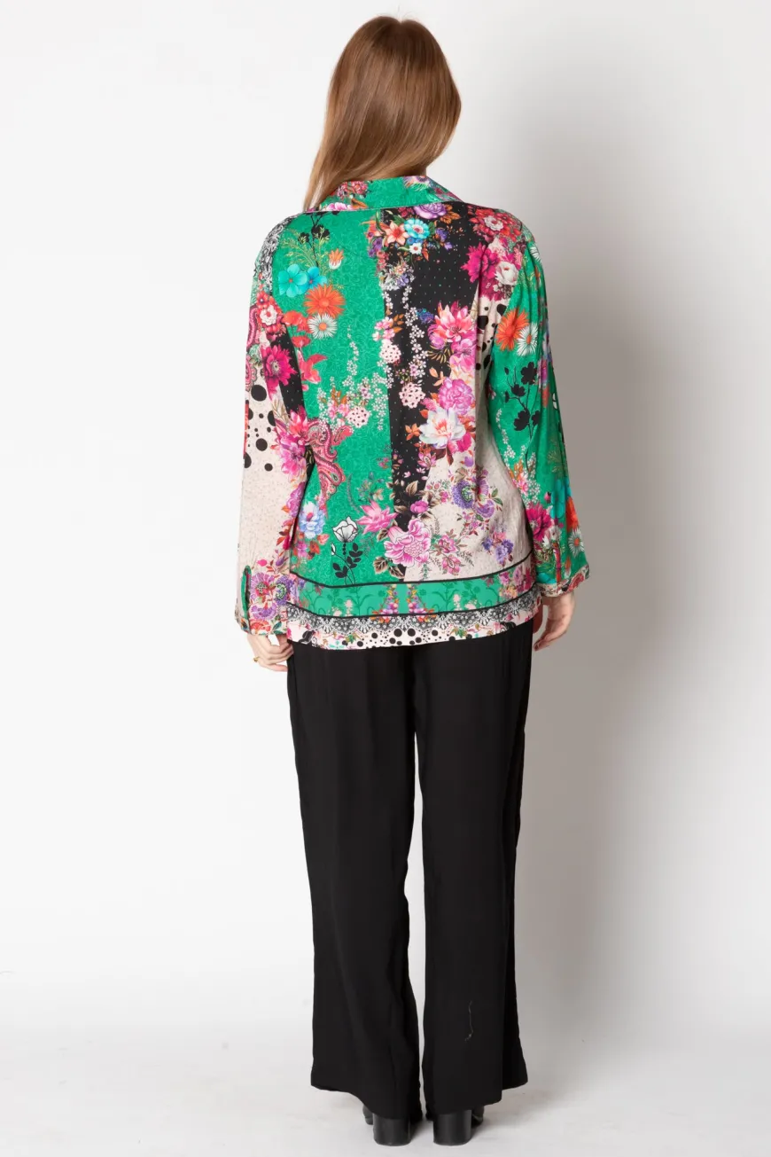 LulaLife Jacinta Shirt Sea