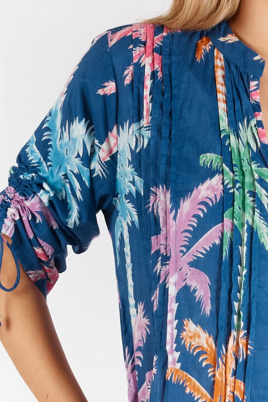 LulaLife Leilani Midi Navy