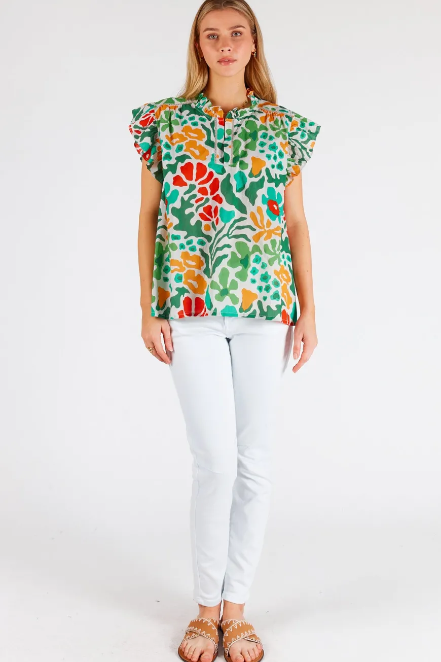 lulalife_lilah_ruffle_top_2.webp LulaLife Lilah Ruffle Top Sea