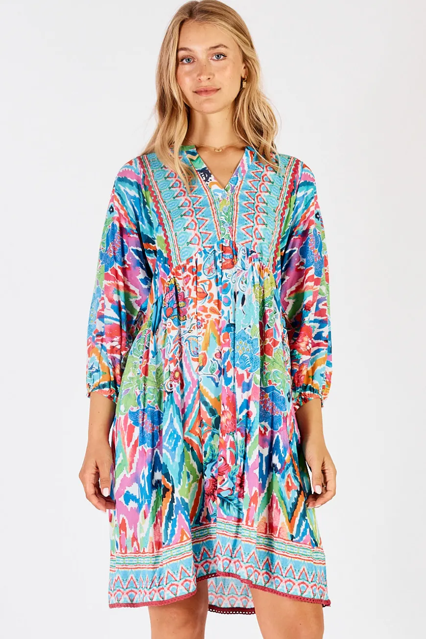LulaLife Rumi Dress Lagoon