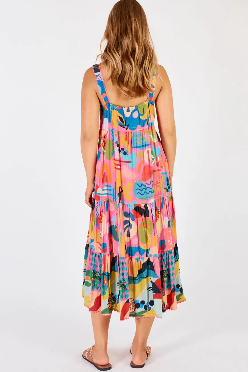 LulaLife Solana Sundress Melon