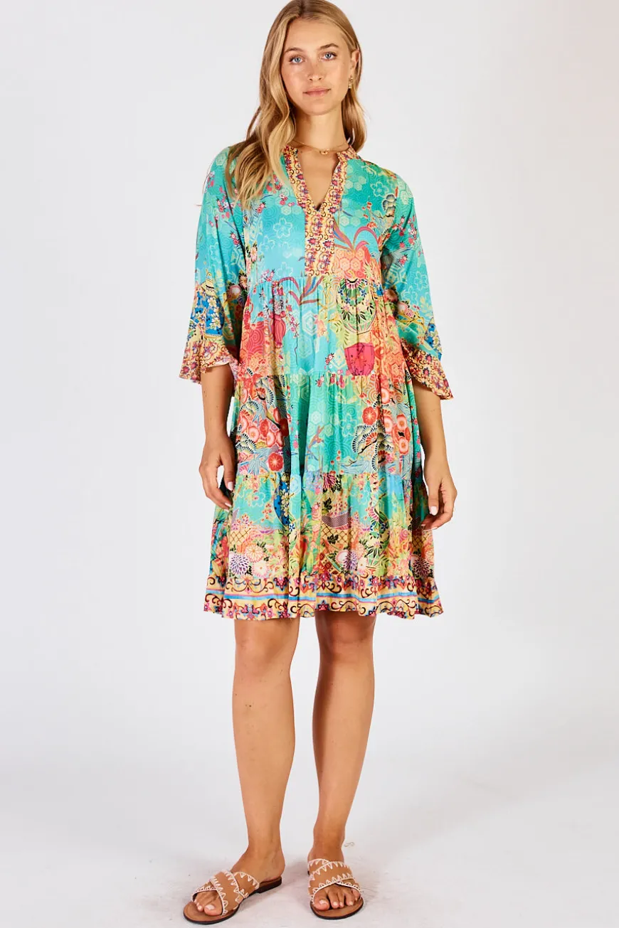 Lulalife Sybil Dress Lagoon