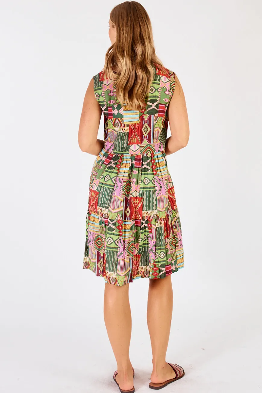 LulaLife Sylvie Sundress Fern