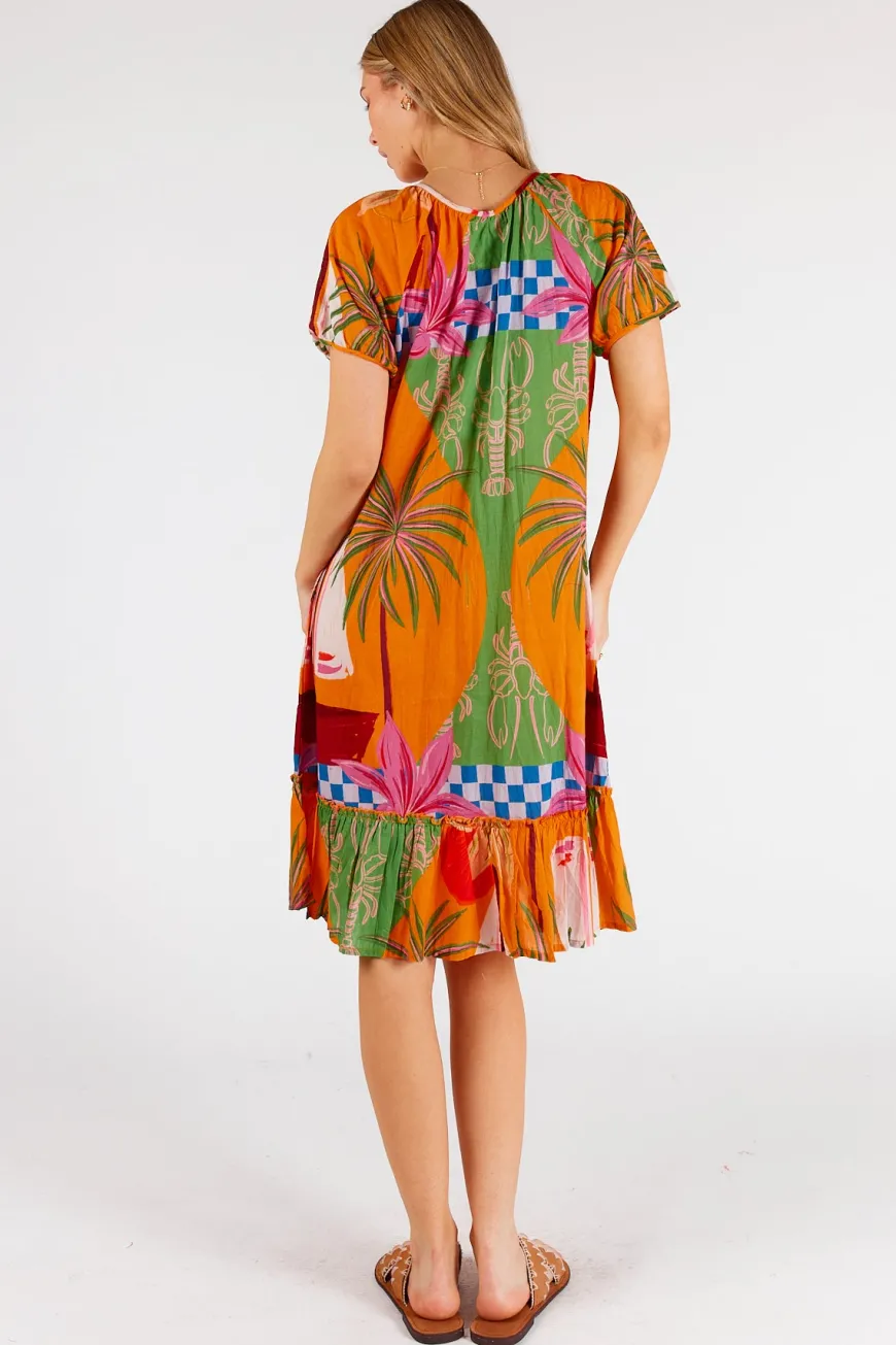 LulaLife Vivien Shirred Dress