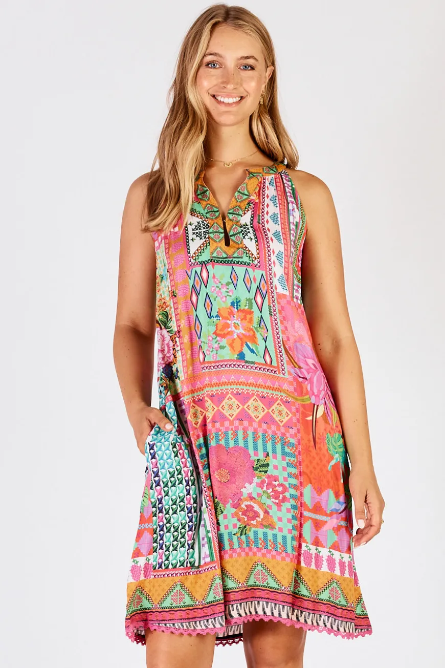 LulaLife Vivone Sundress Melon