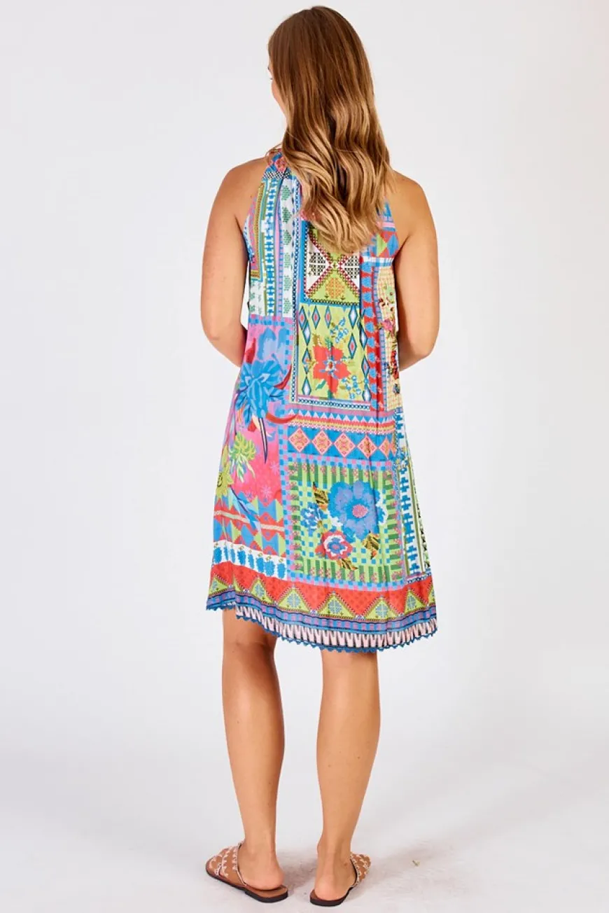 LulaLife Vivone Sundress Lime