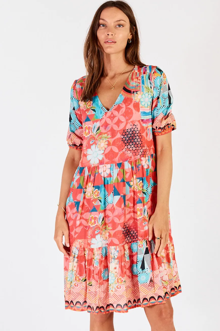 LulaSoul Amalfi Dress Red