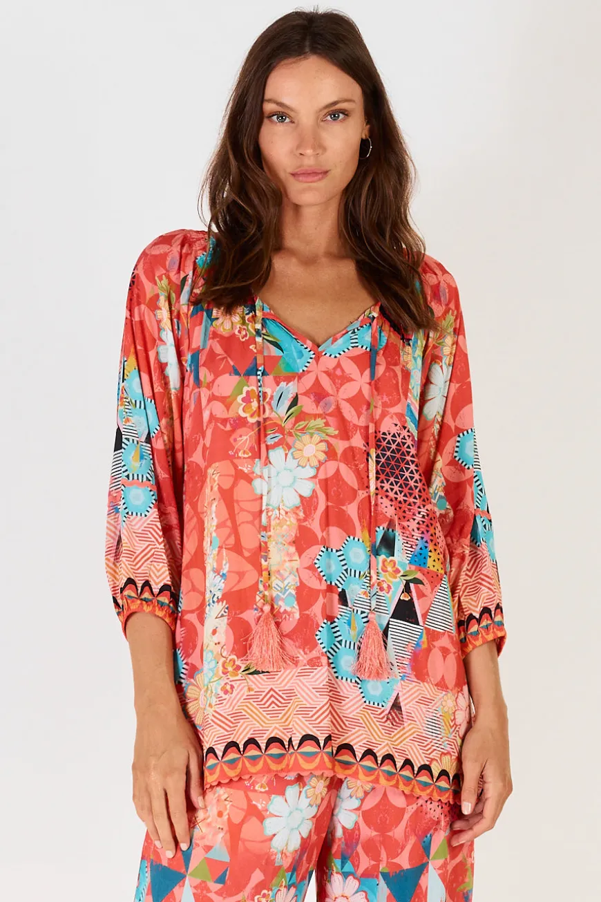 LulaSoul Amalfi Top Red