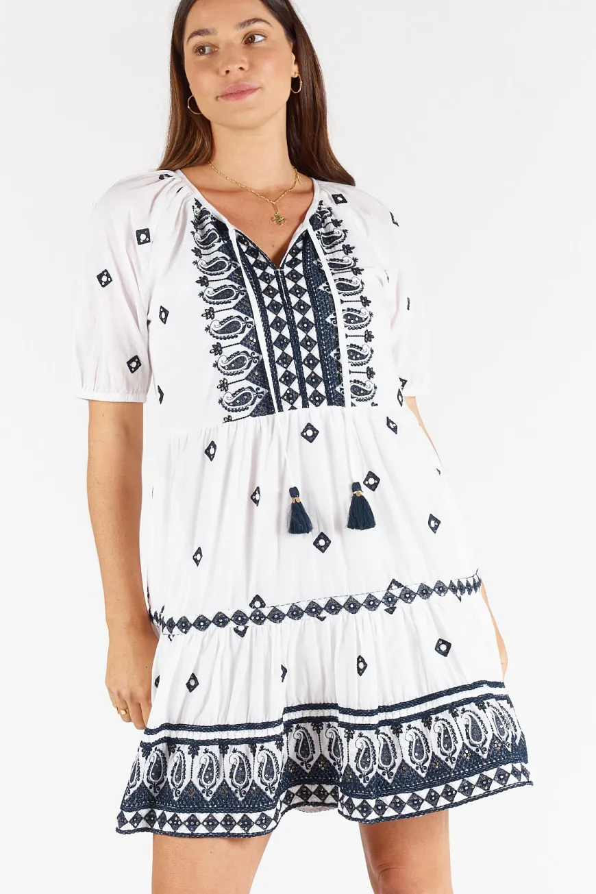 LulaSoul Antigua Dress White