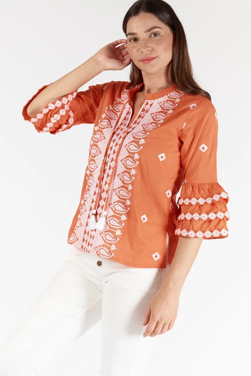 LulaSoul Antigua Top Flame