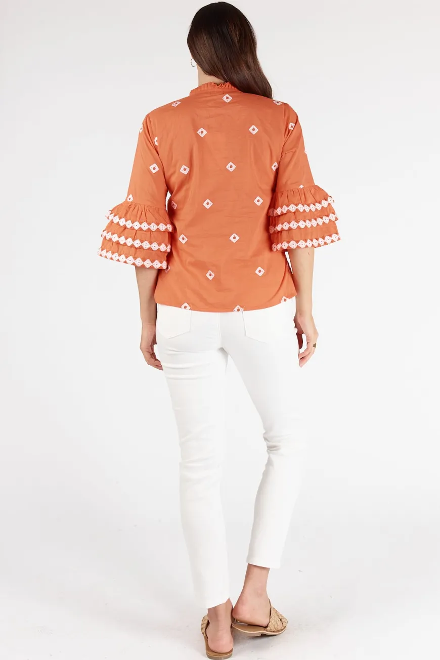 LulaSoul Antigua Top Flame
