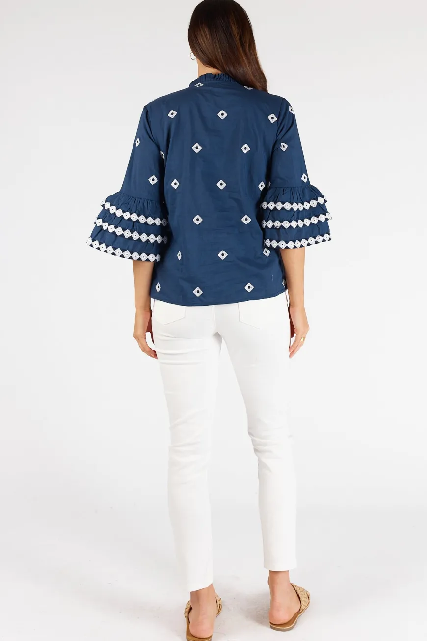 LulaSoul Antigua Top Navy