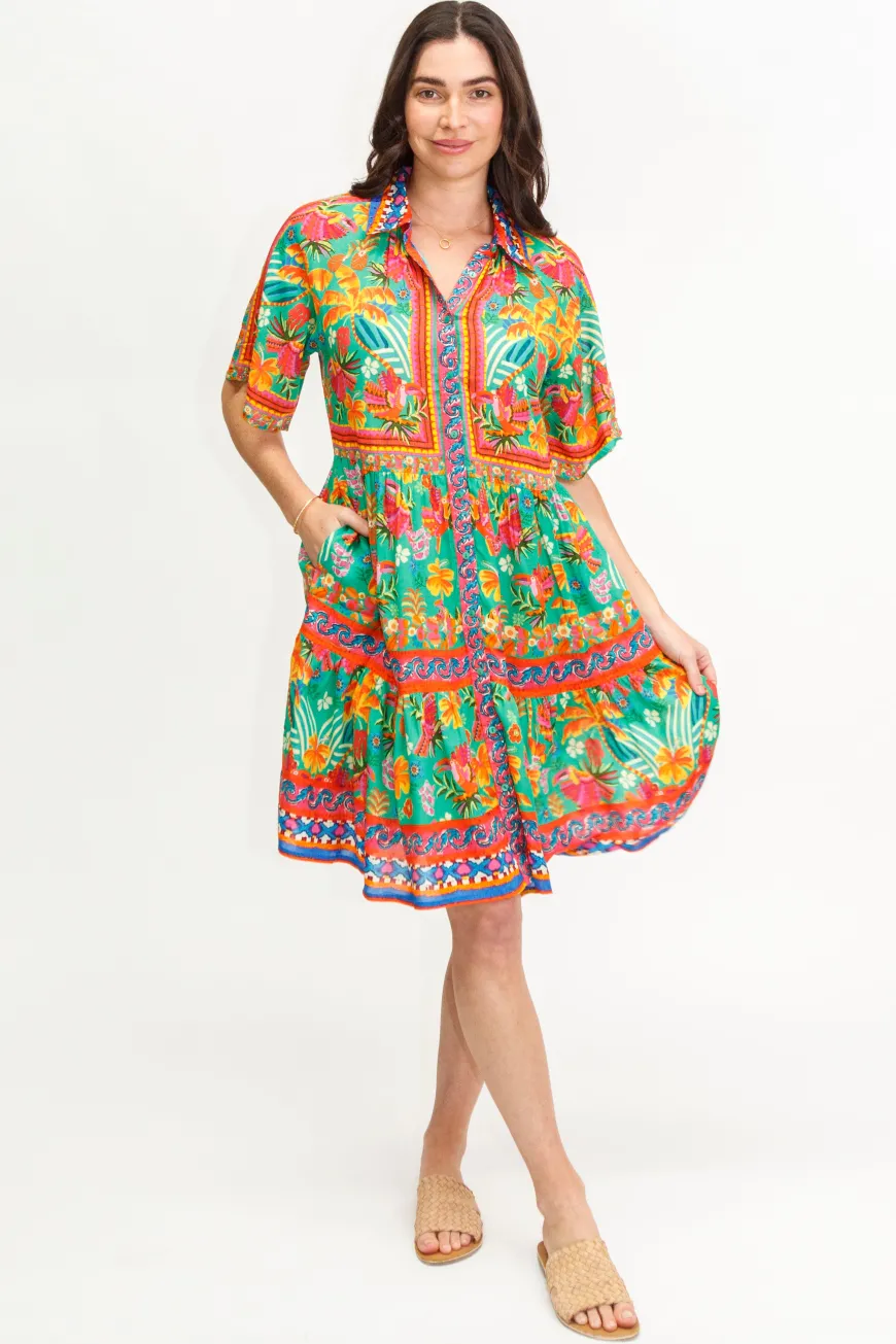 Lulasoul Brasilia Dress Sea