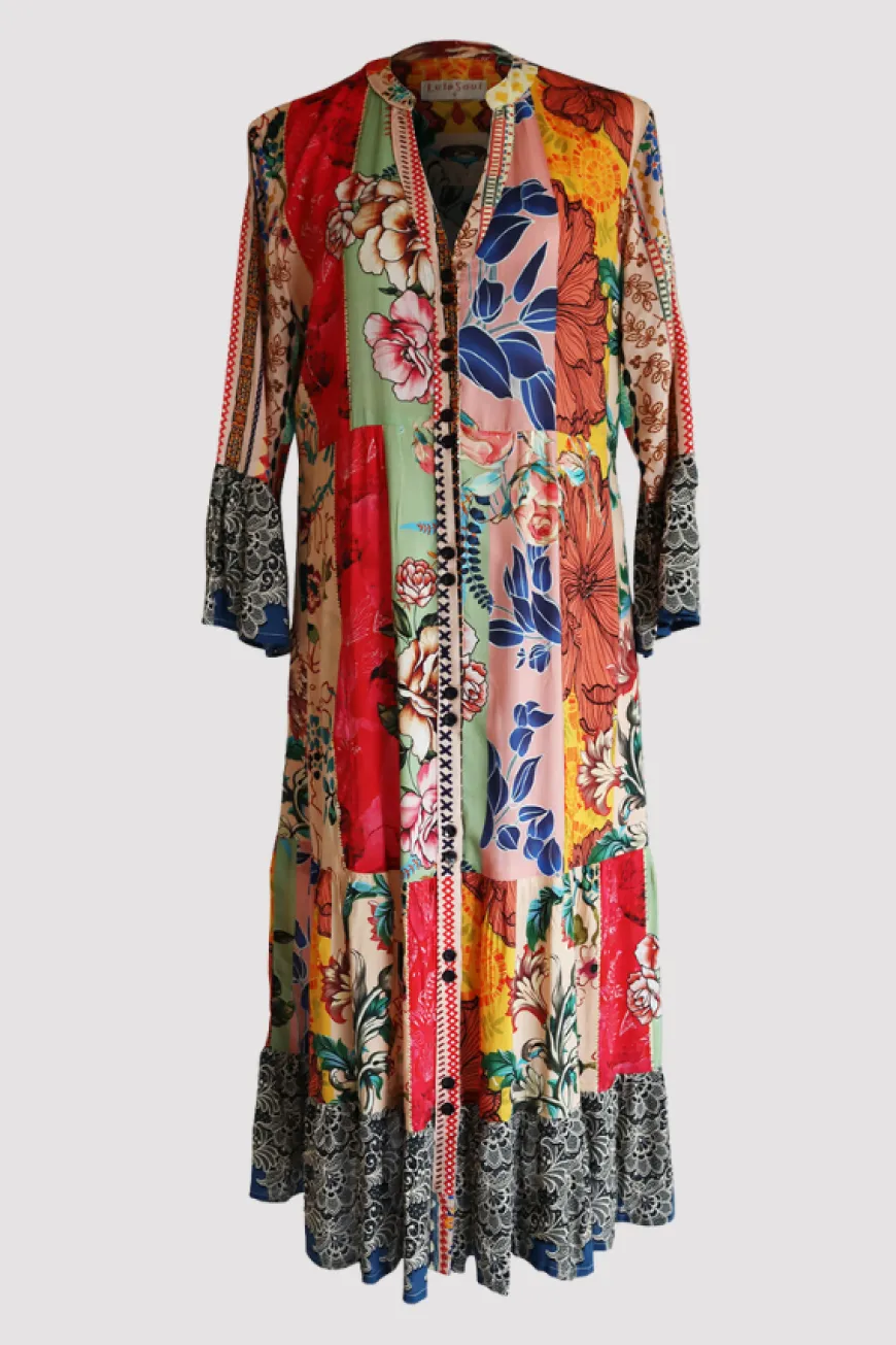 LulaSoul Capri Button Midi
